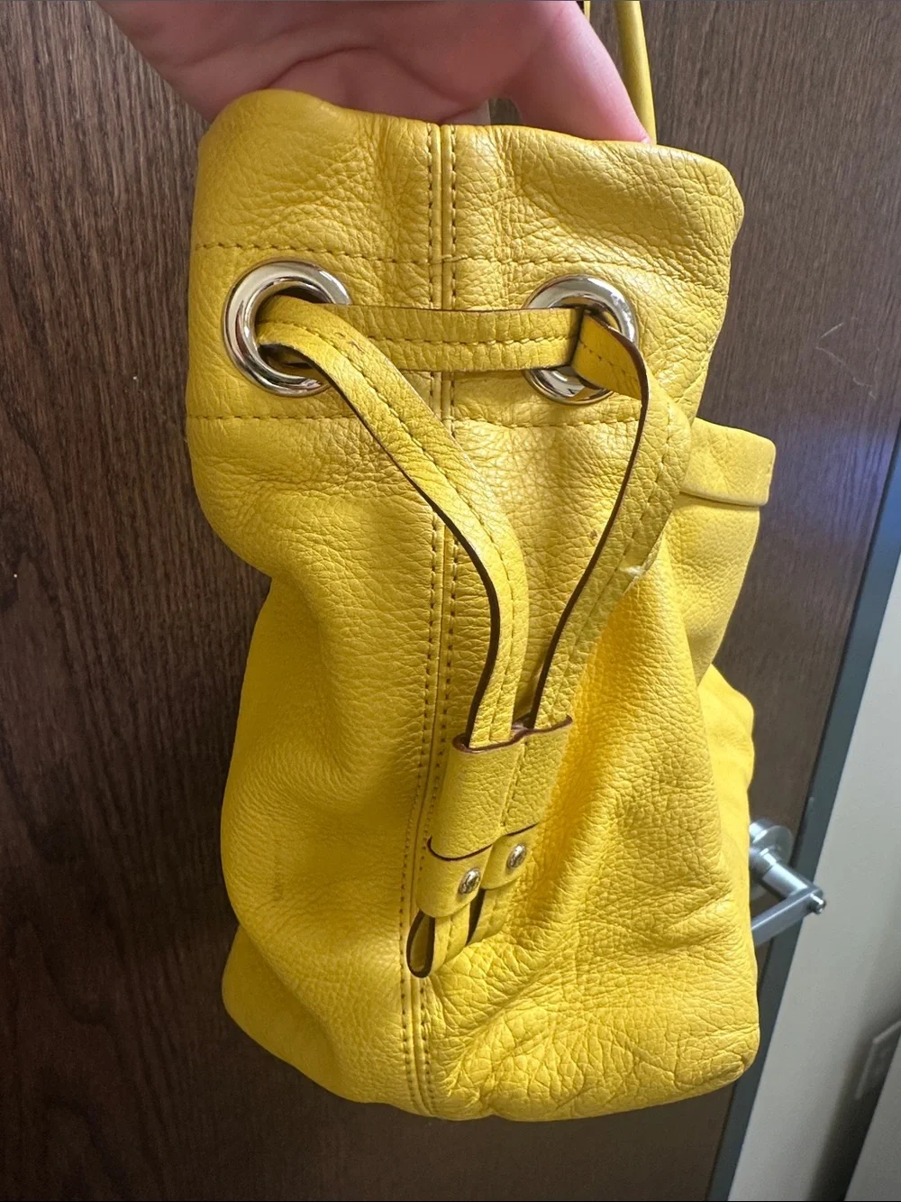 kate spade Yellow Leather Shoulder Tote